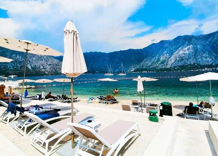 Bay Of Kotor View Apartment With Pool