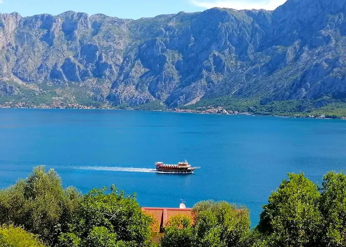 Bay Of Kotor View Apartment With Pool